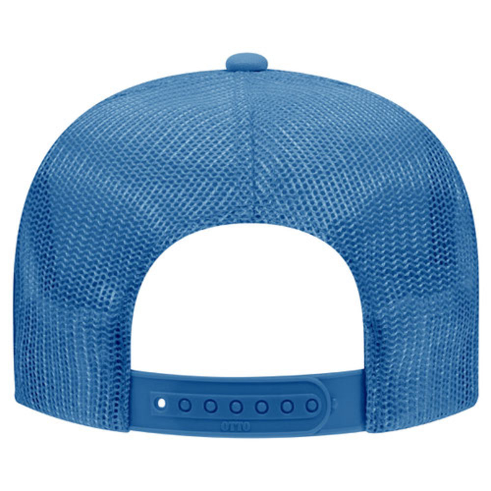 NEW Los Angeles Lakers 1960 Script Foam Trucker Mesh Snapback Hat LIGHT BLUE - Picture 2 of 2